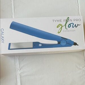 TYME Iron Pro Glow Hair Styler - Blue